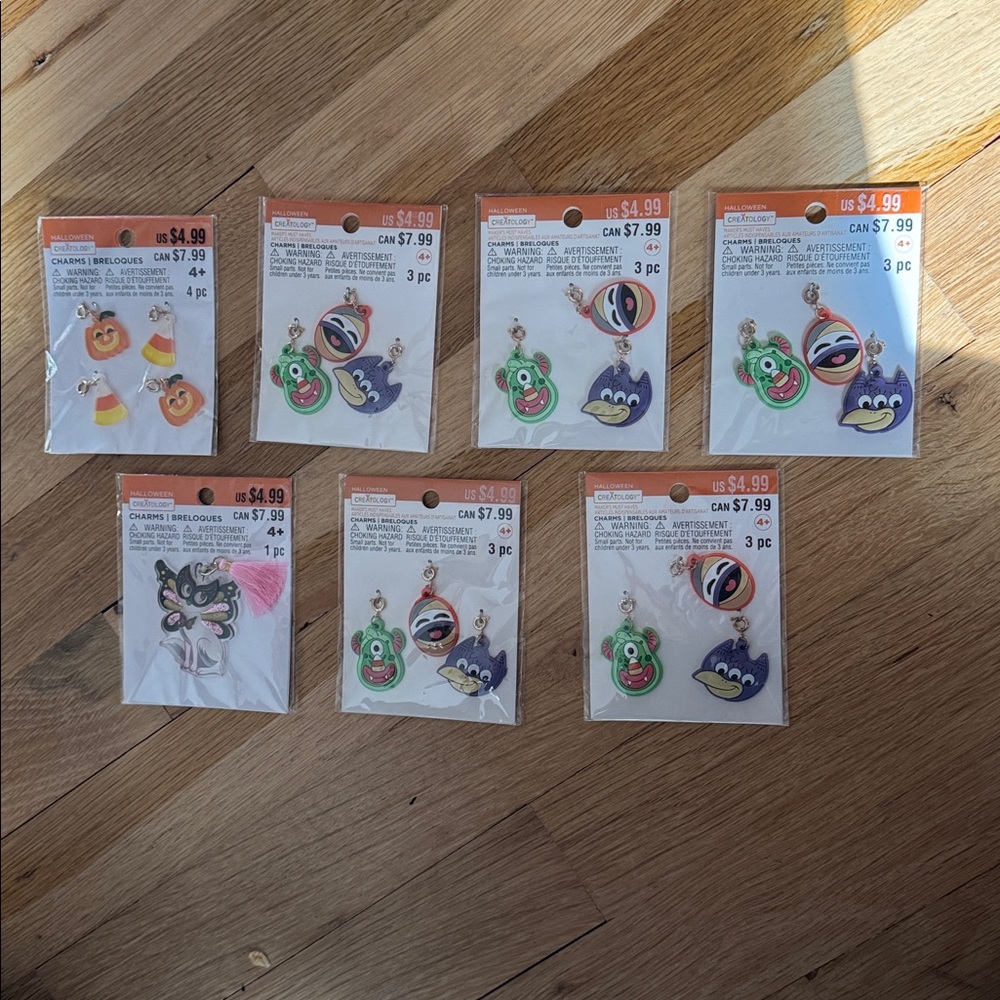 NWT Bundle of 7 - Creatology Halloween Charms Set 🎃👻 🧛